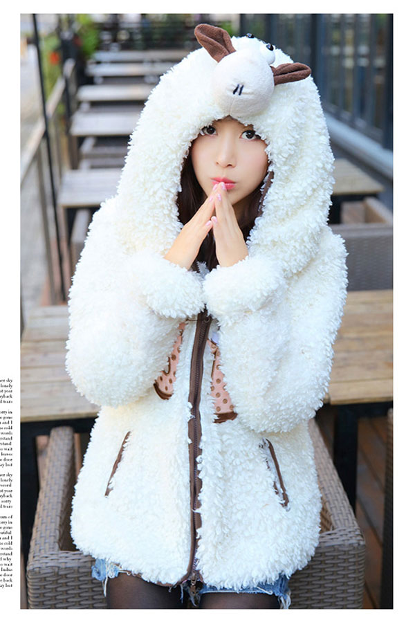 Lovely Sheep Animal Hoodie 4kigurumi