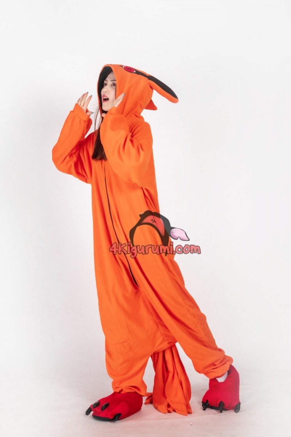 Nine Tails Fox Kurama Custom Kigurumi Onesies