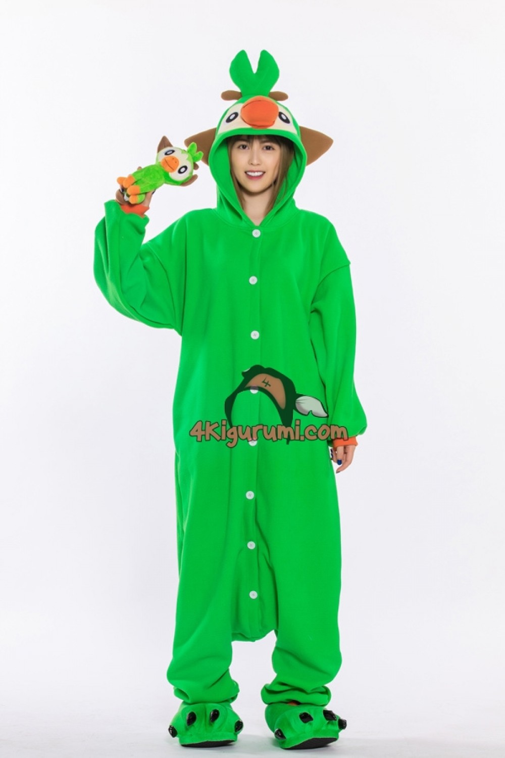 Grookey Kigurumi Cosplay Onesies - 4kigurumi.com