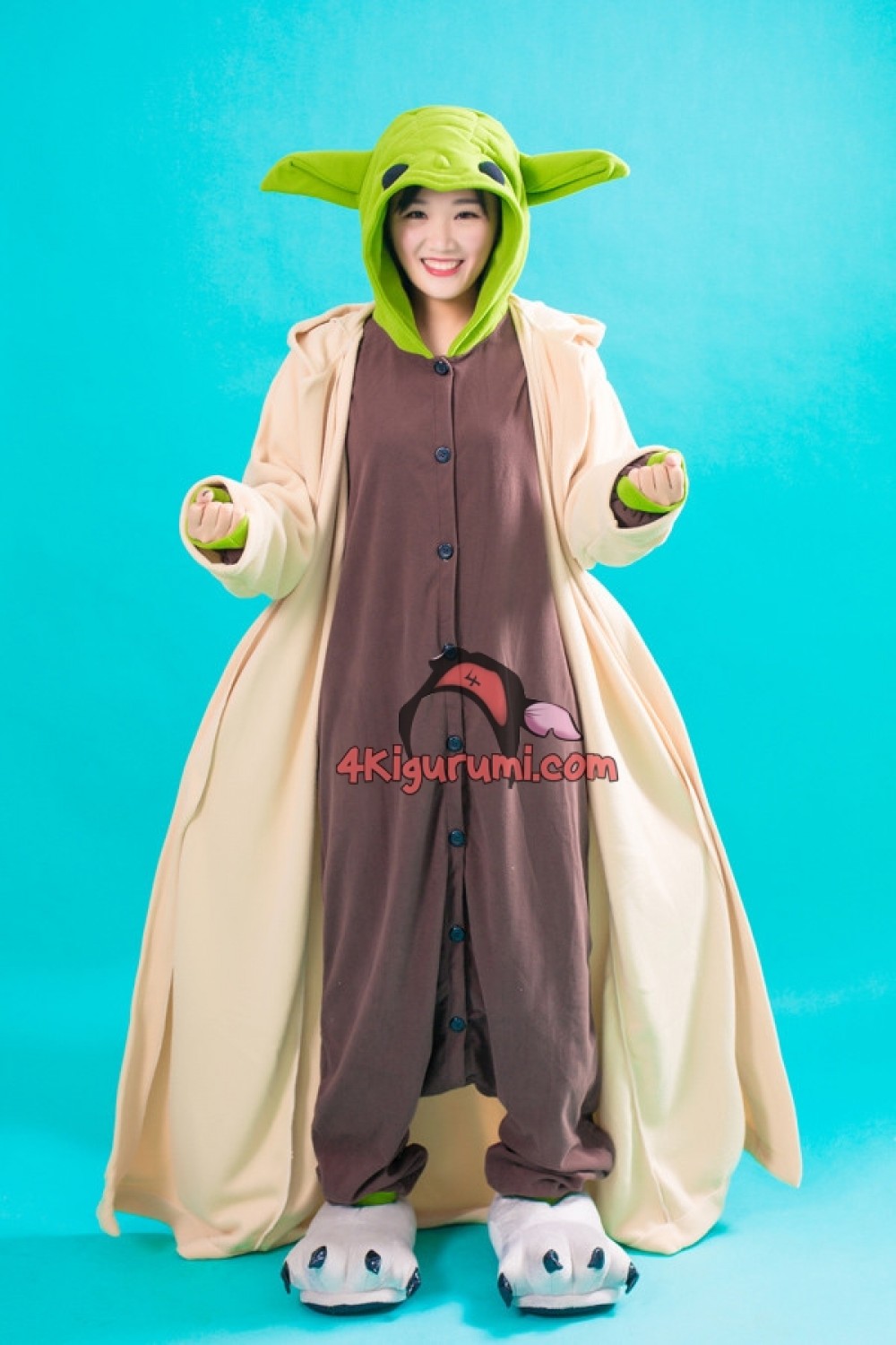 Master Yoda Kigurumi Star Wars Costumes - 4kigurumi.com