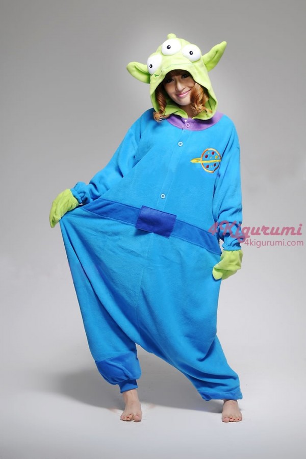 Little Green Men Kigurumi Animal Onesie - 4kigurumi.com