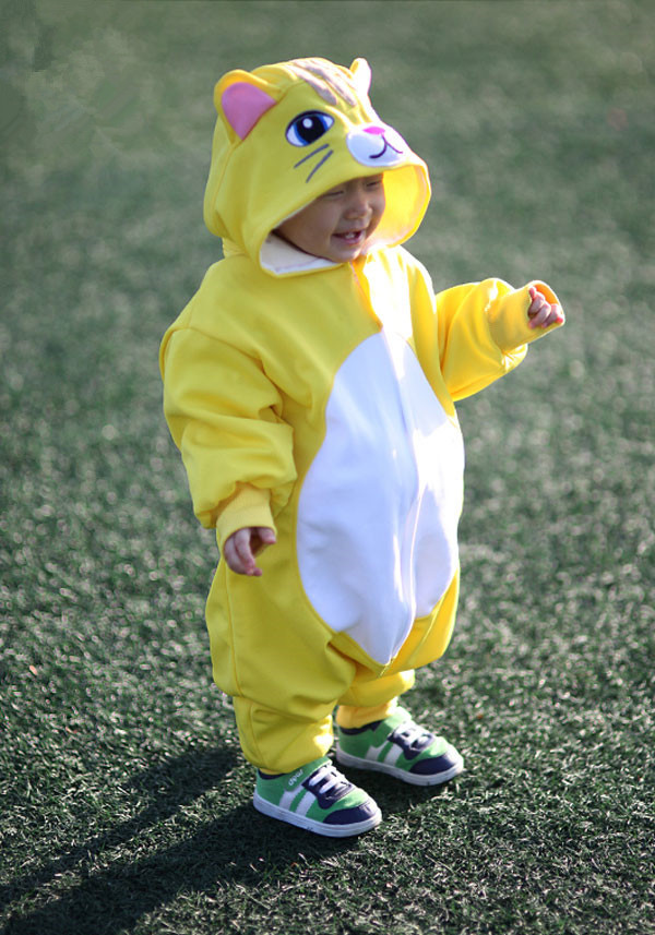 yellow cat onesie