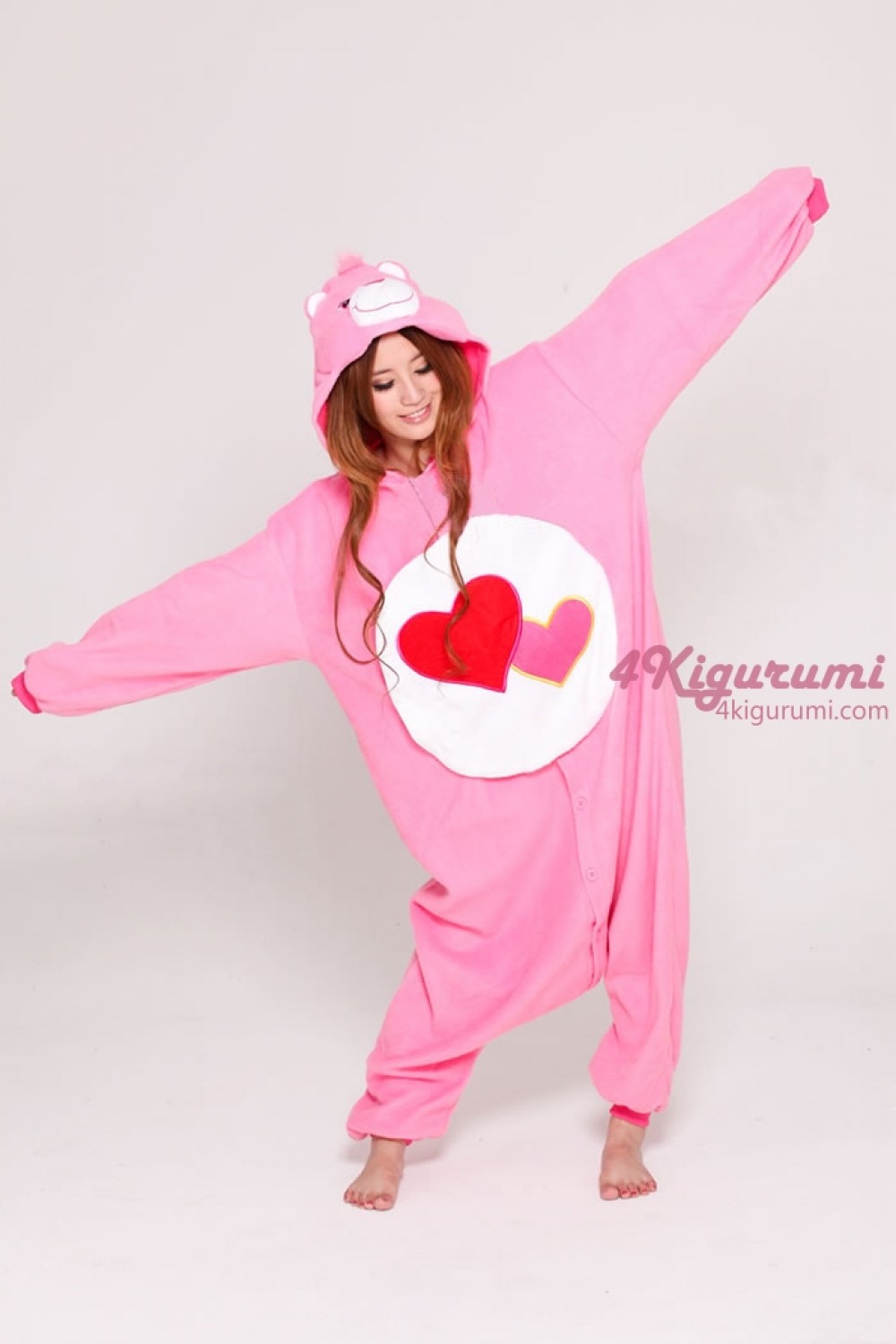 Love A Lot Bear Kigurumi Onesie - 4kigurumi.com