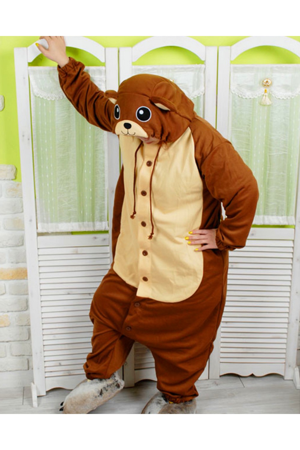 Домашний костюм с медведем