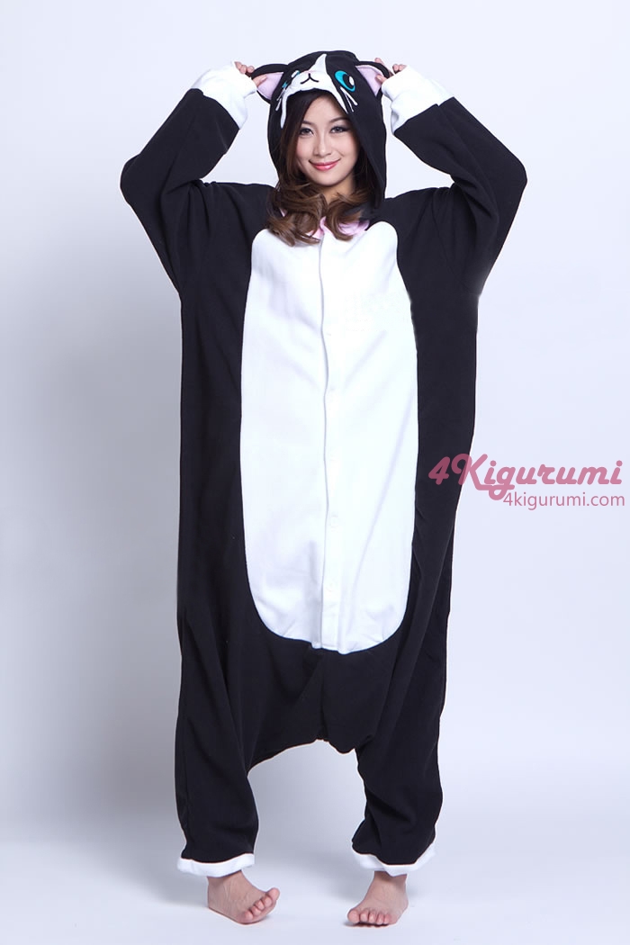 Black Cat Kigurumi Onesie 4kigurumi