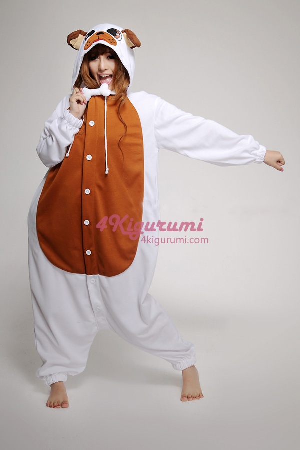 Bulldog Kigurumi Animal Onesie 4kigurumi