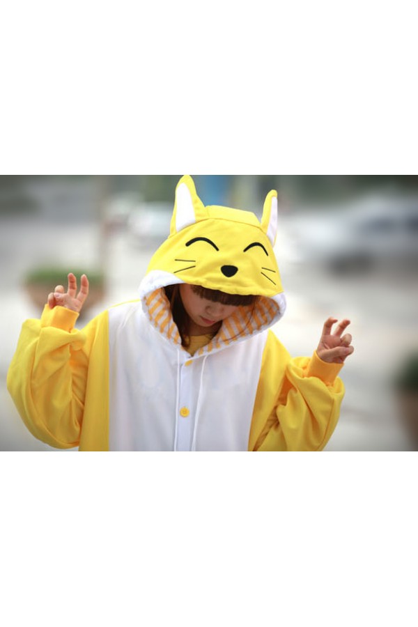 Yellow Fox Onesie Animal Costumes - 4kigurumi.com