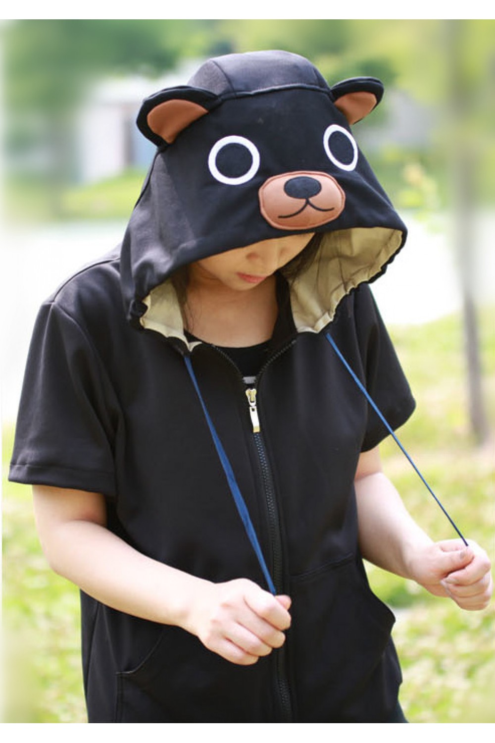 Black Bear Animal Hoodie - 4kigurumi.com