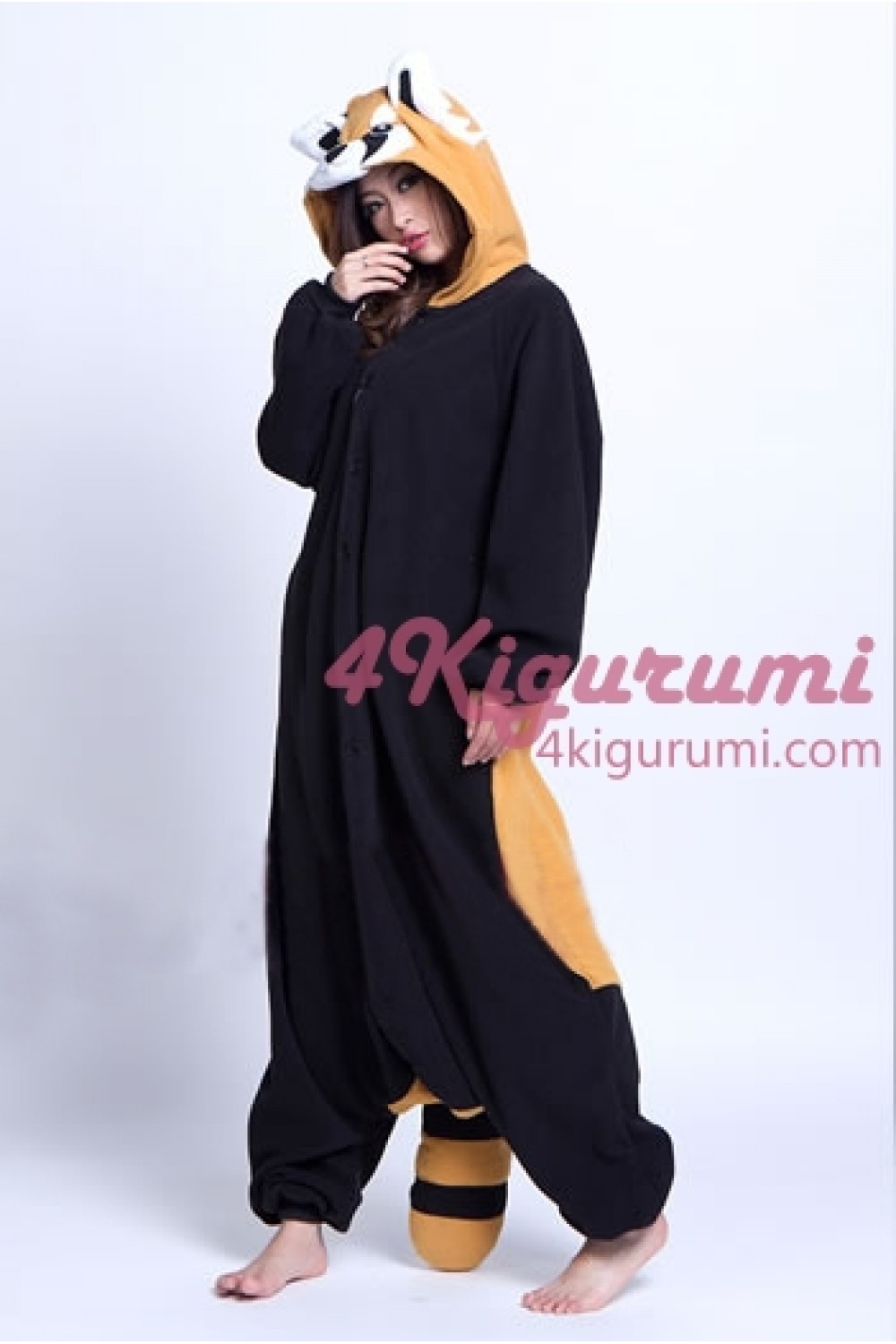 Red Panda Raccoon Kigurumi Onesie - 4kigurumi.com