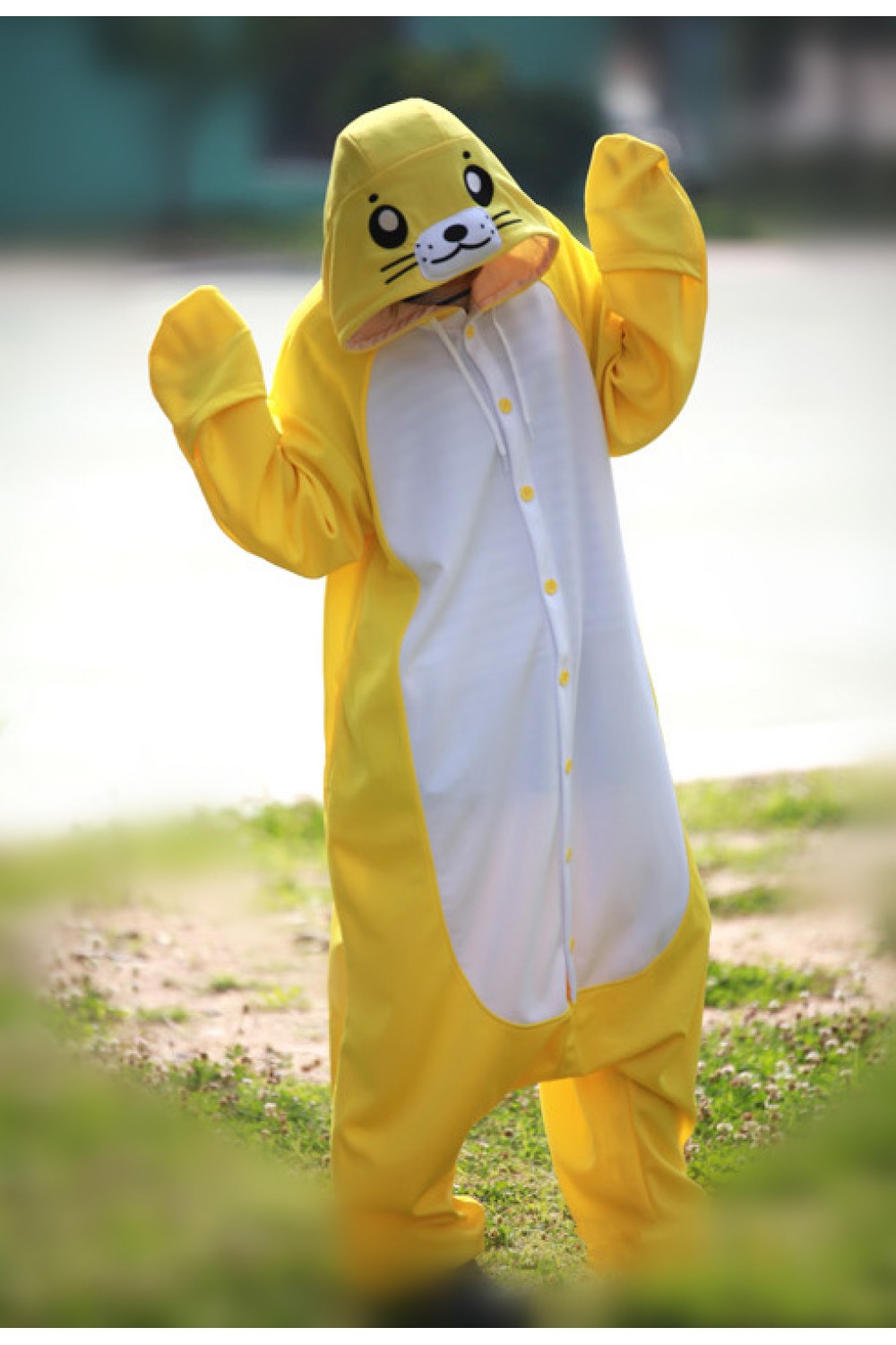 Yellow Seal Onesie Animal Costumes - 4kigurumi.com