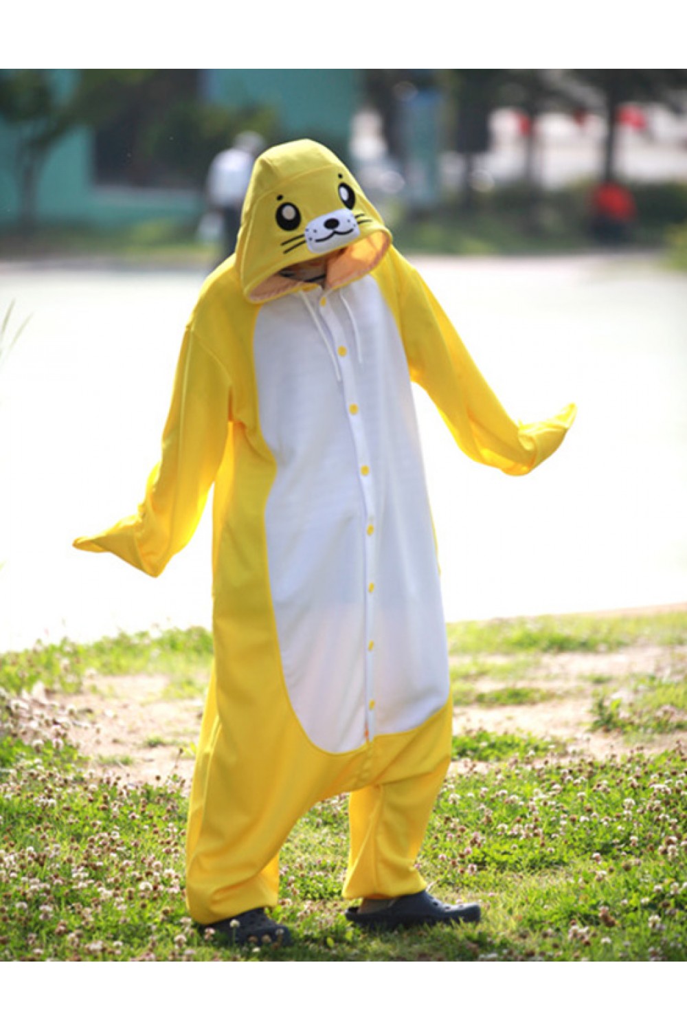 Yellow Seal Onesie Animal Costumes - 4kigurumi.com