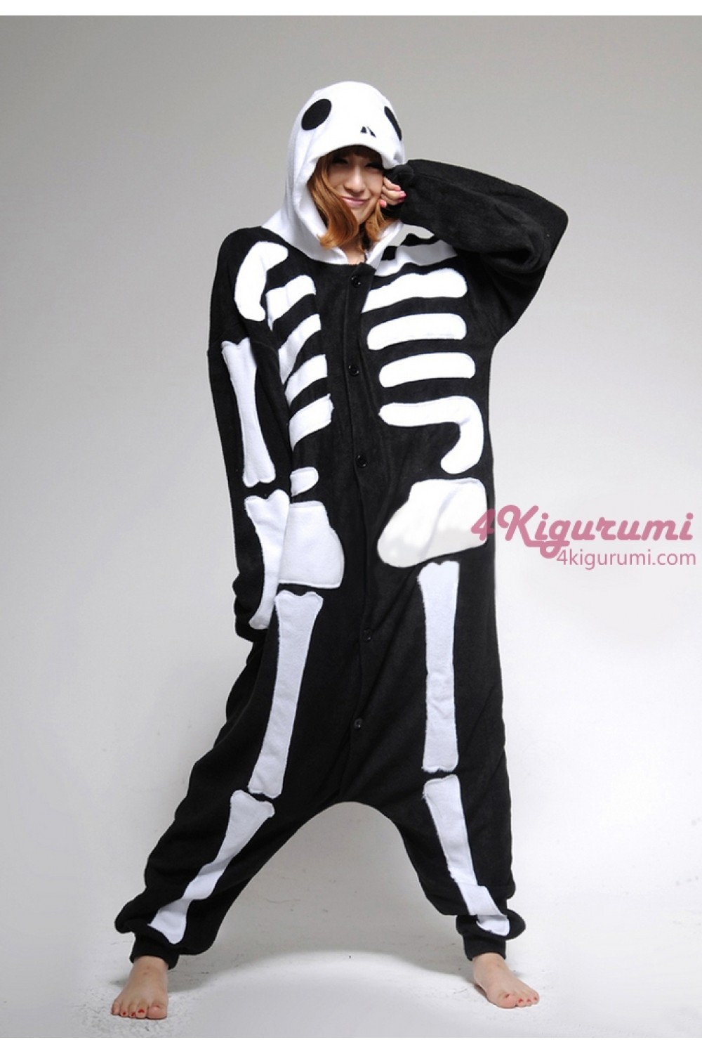 Skeleton Kigurumi Onesie 