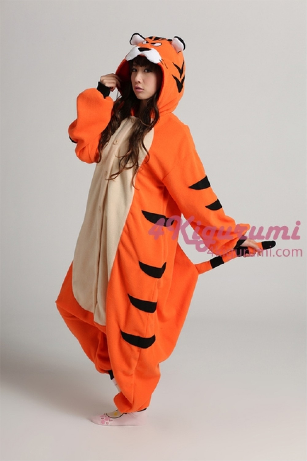 Bengal Tiger Onesie Kigurumi Pajamas - 4kigurumi.com