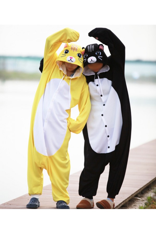 Yellow Cat Onesie Animal Costumes - 4kigurumi.com