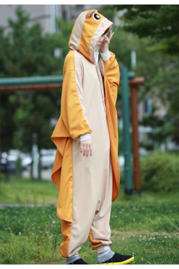 Golden Flying Squirrel Onesie Animal Costumes - 4kigurumi.com