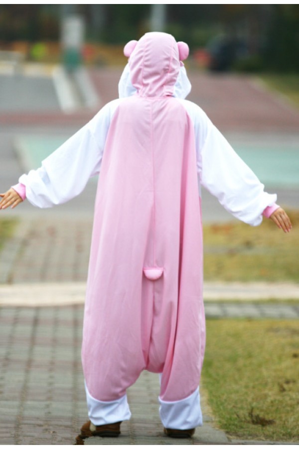 Pink Hamster Onesie Animal Costumes - 4kigurumi.com